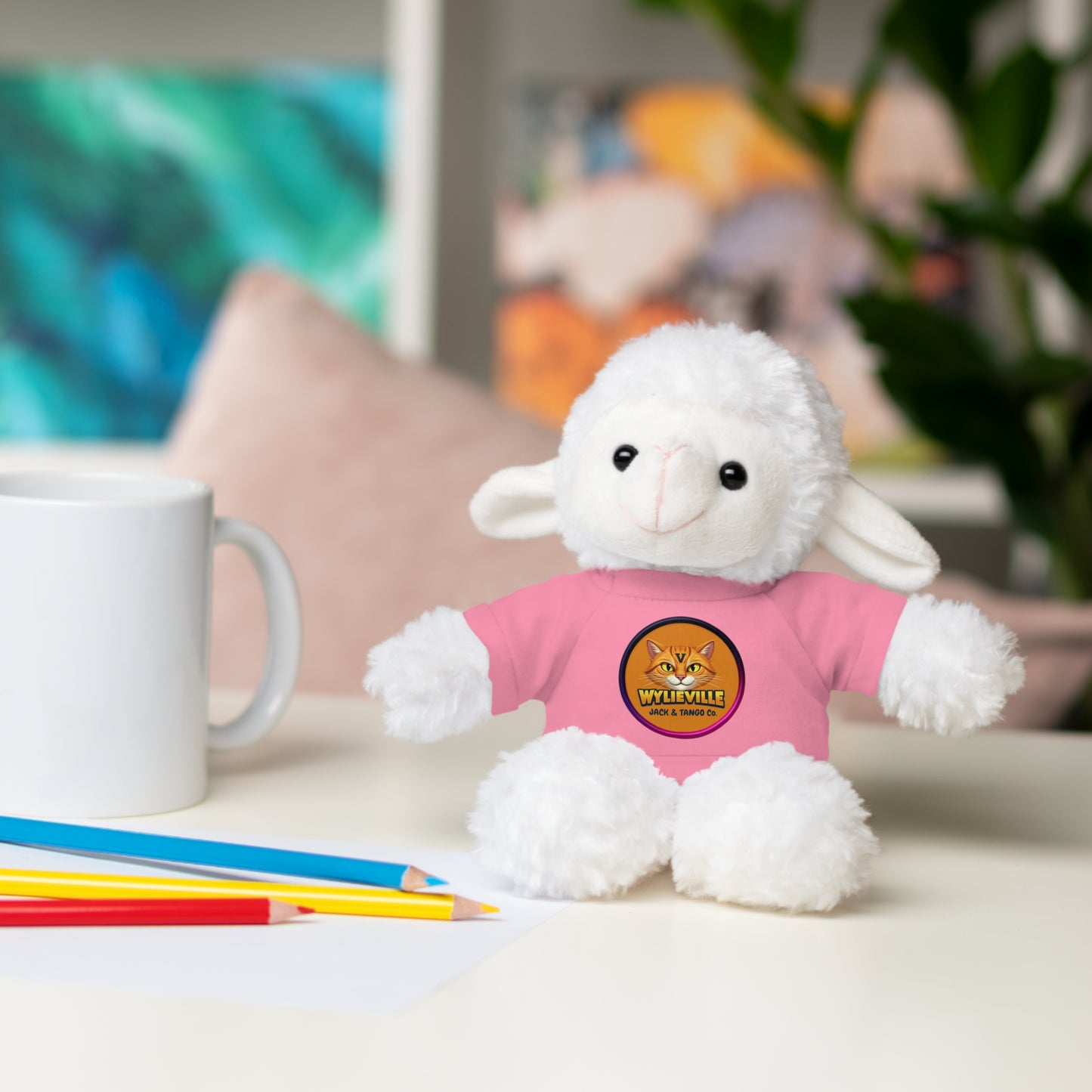 Wylieville Stuffed Animal with Tee - Cute Gift for Kids
