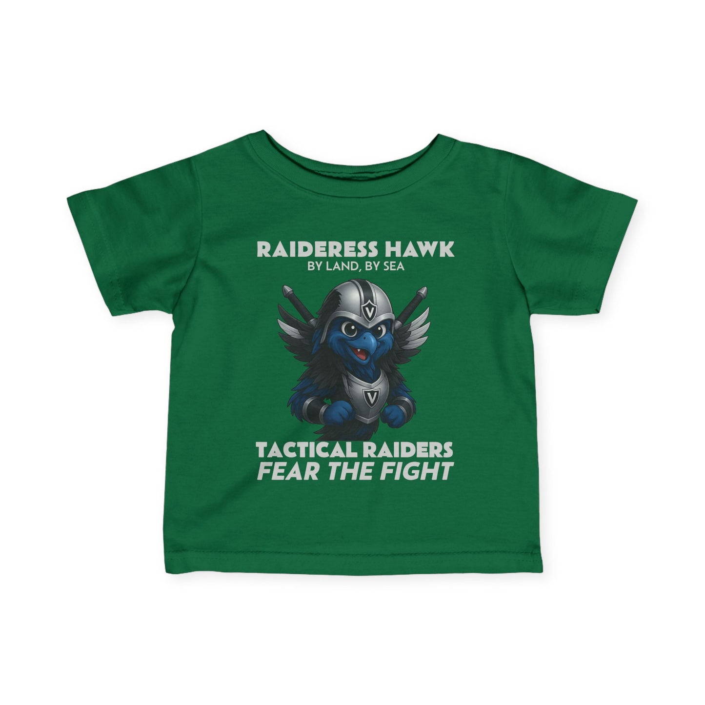Wylieville: Raideress Hawk Fear the Fight Infant Fine Jersey Tee