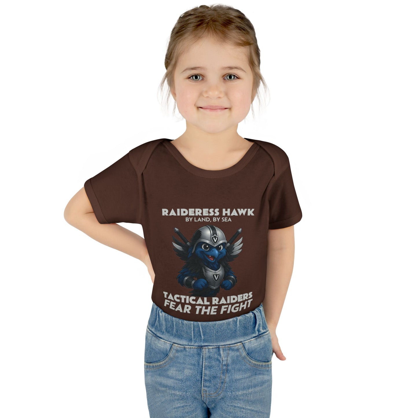 Wylieville: Raideress Hawk Cute Infant Bodysuit, Perfect for Little Fans