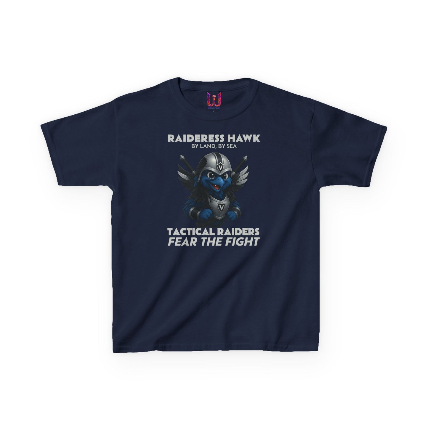 Wylieville: Raideress Hawk Graphic Tee - Fear the Fight | Fun & Adventurous Shirt