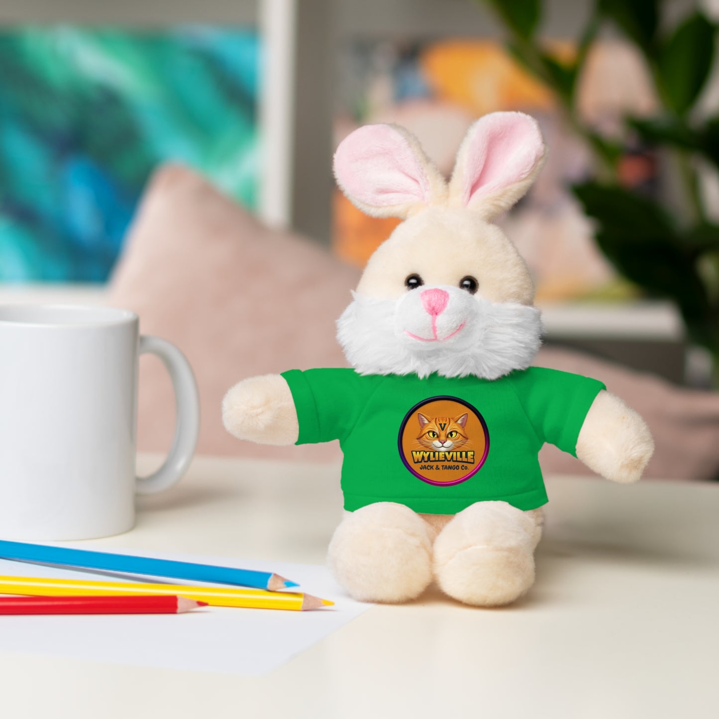 Wylieville Stuffed Animal with Tee - Cute Gift for Kids