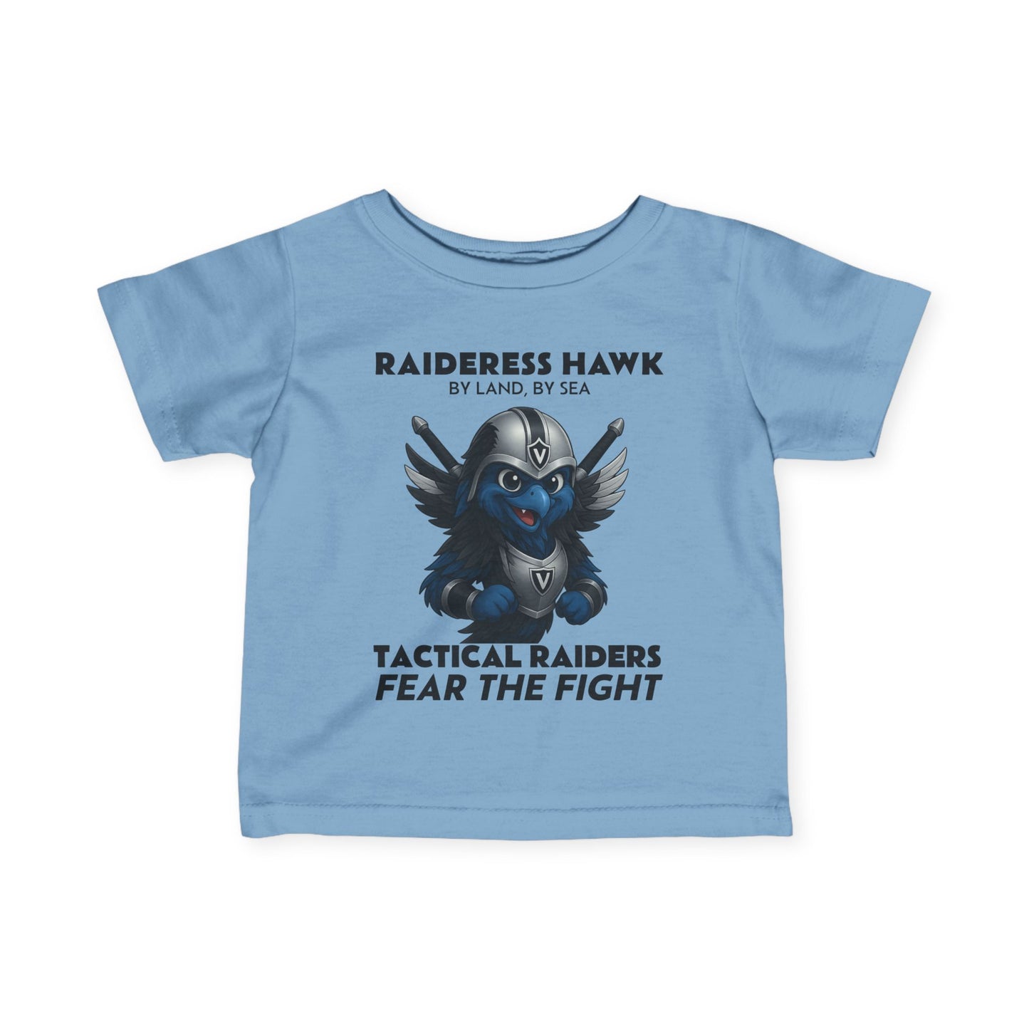 Wylieville: Raideress Hawk Fear the Fight Infant Fine Jersey Tee