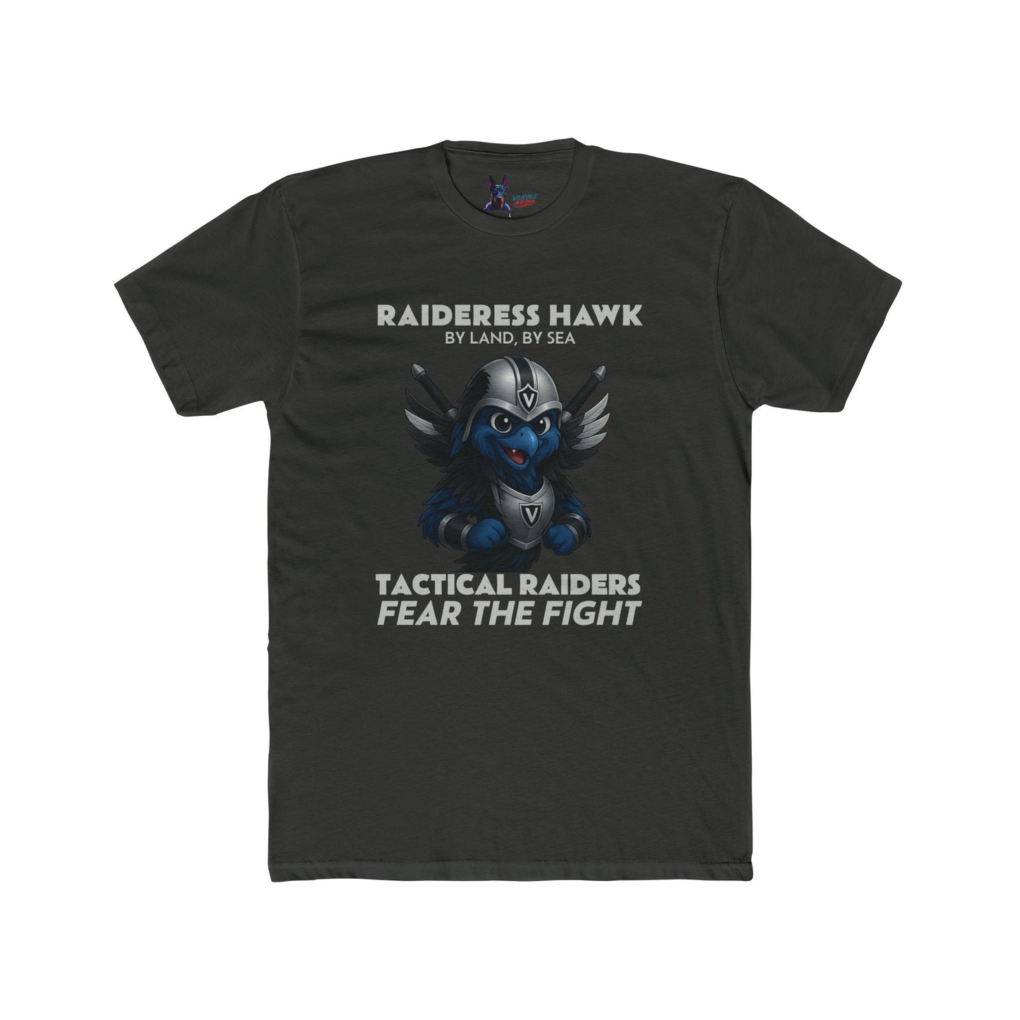 Wylieville After Dark: Raideress Hawk Fear the Fight Unisex Cotton Tee