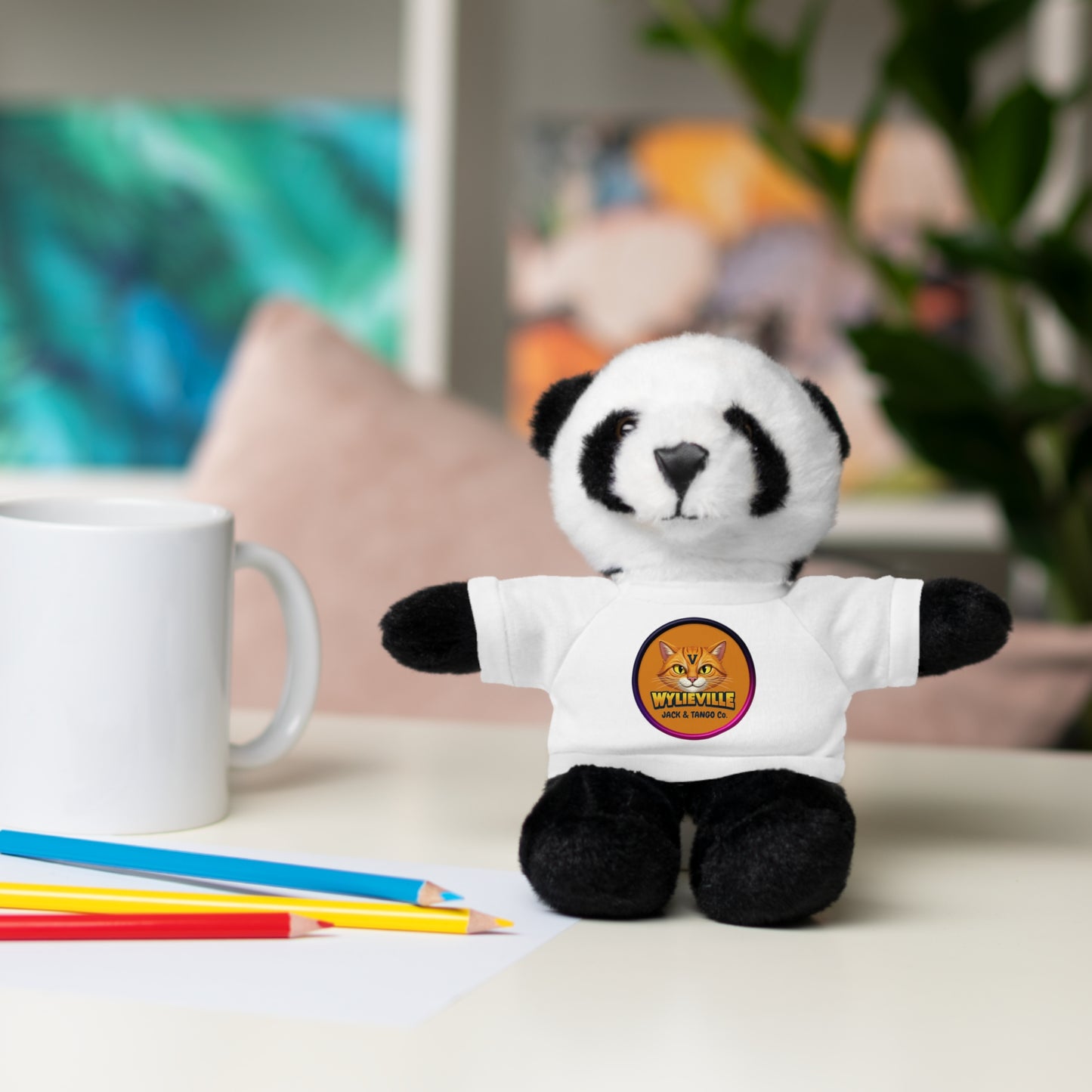 Wylieville Stuffed Animal with Tee - Cute Gift for Kids