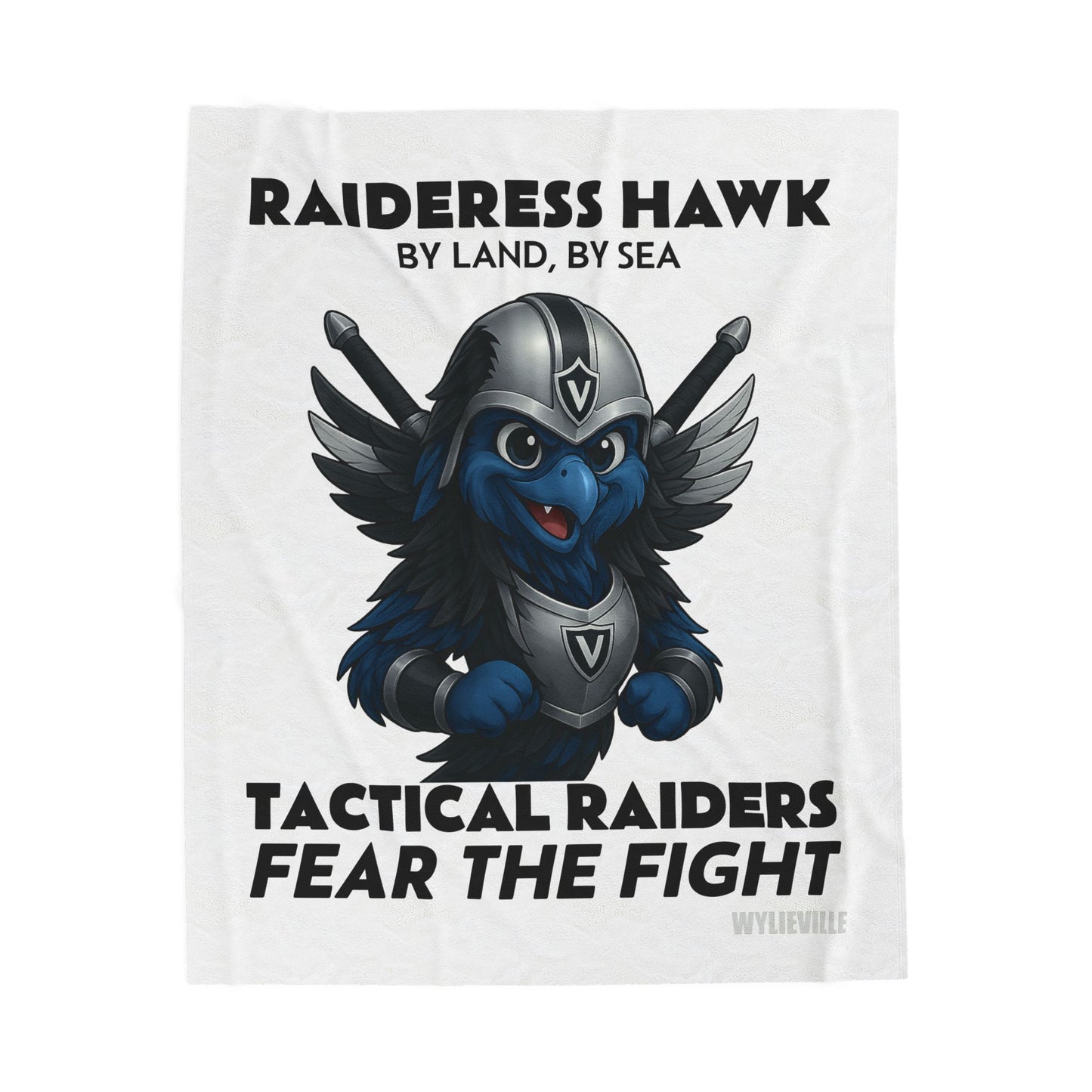 Wylieville: Raideress Hawk Fear Kids Velveteen Plush Blanket 50"×60"