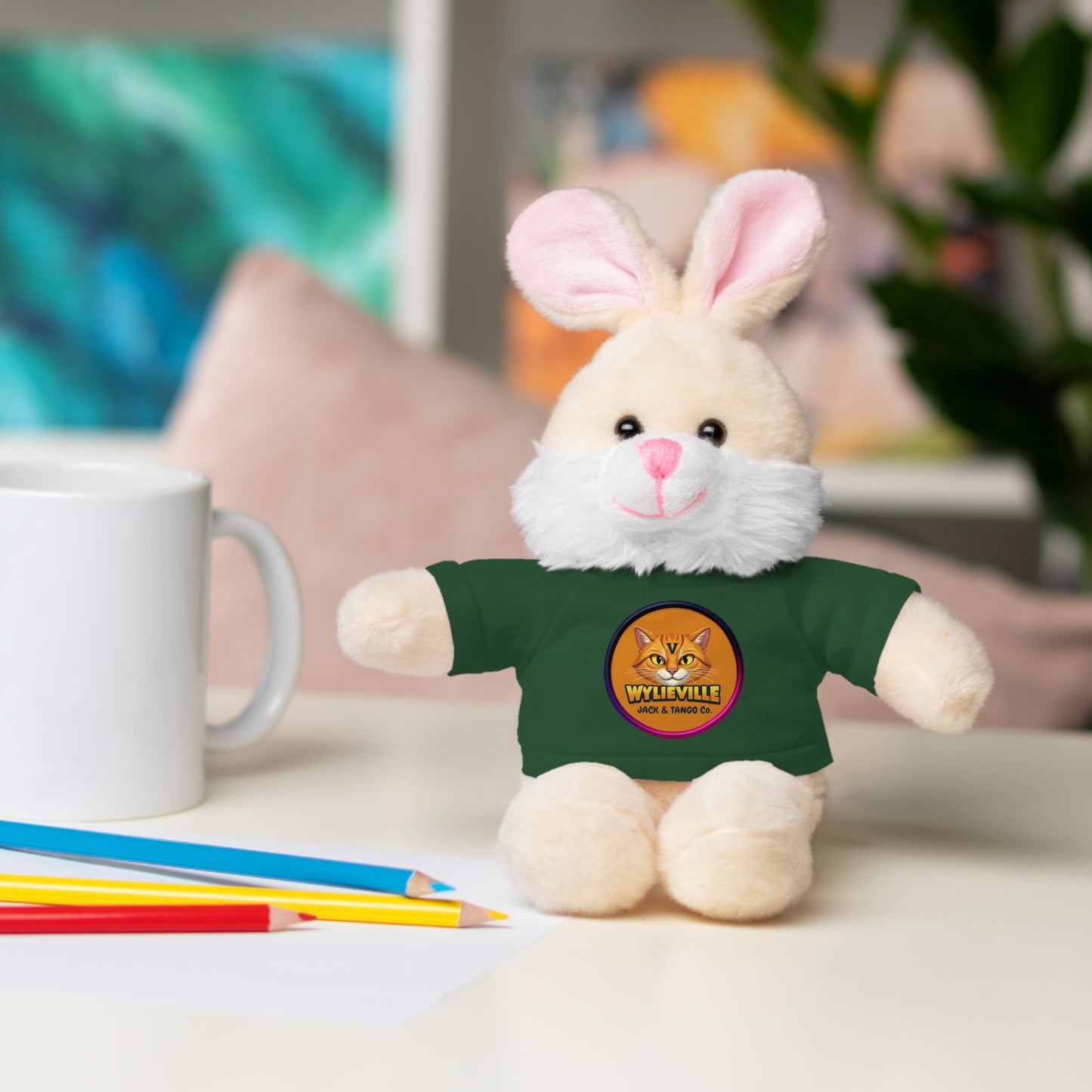 Wylieville Stuffed Animal with Tee - Cute Gift for Kids