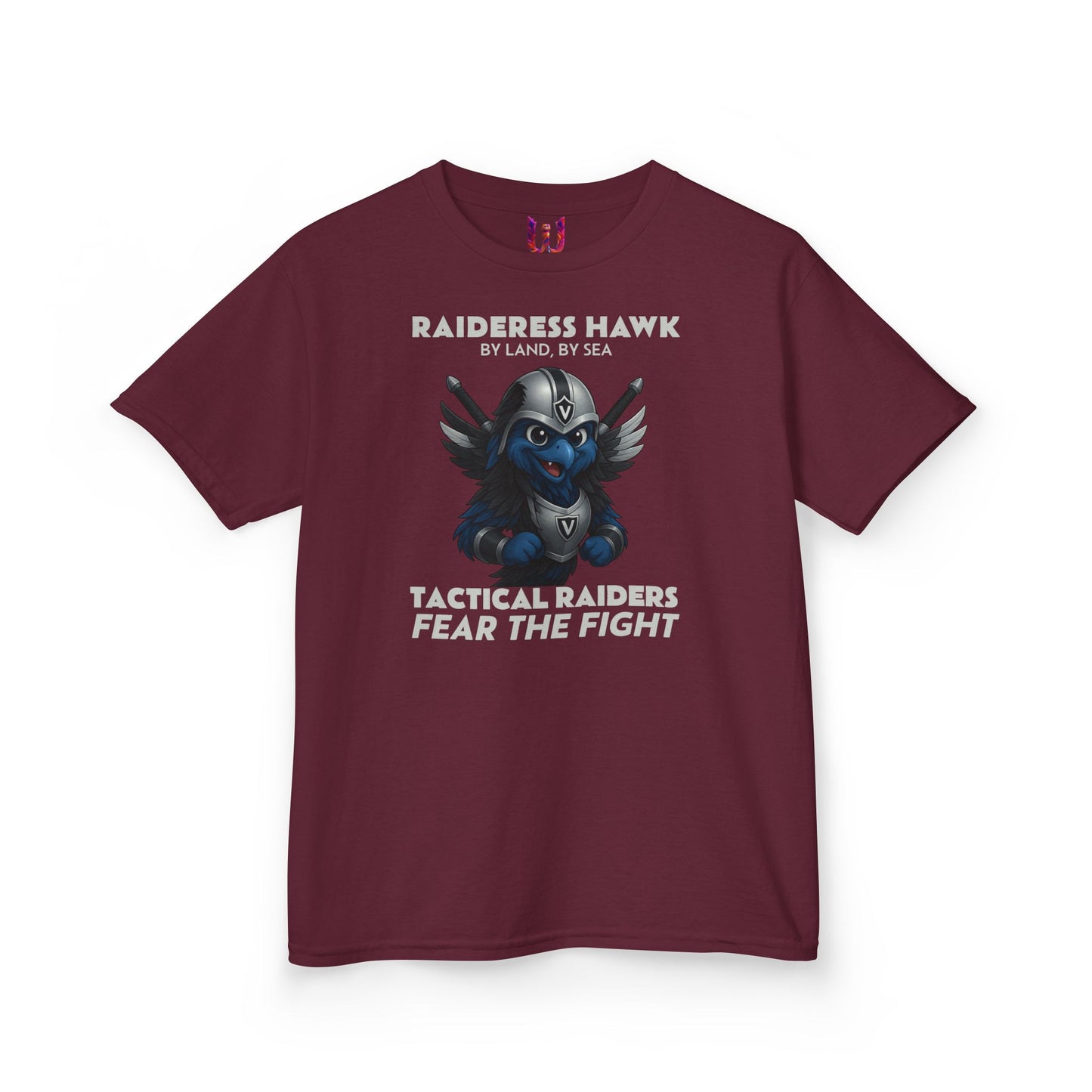 Wylieville: Raideress Hawk Graphic Tee - Fear the Fight | Fun & Adventurous Shirt