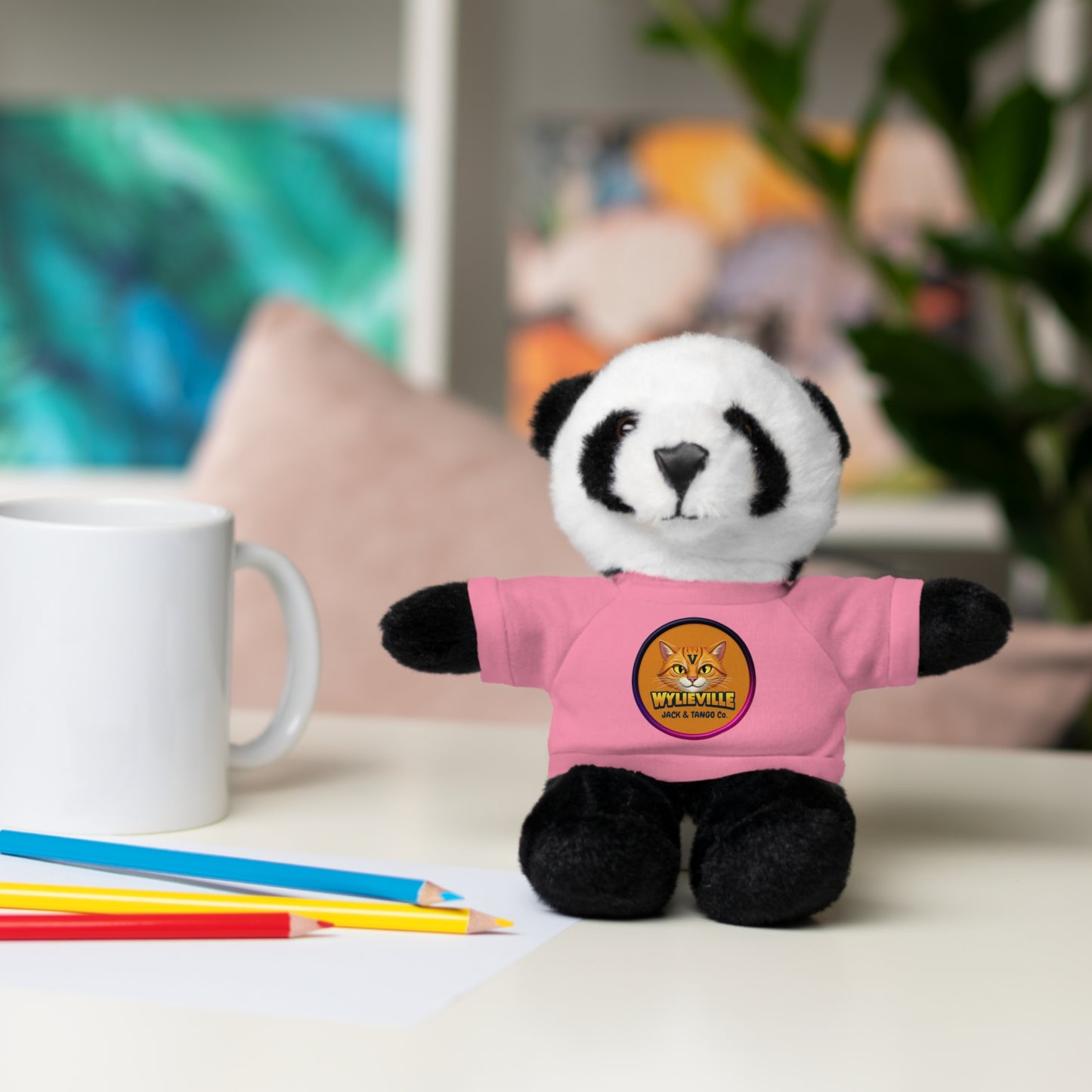 Wylieville Stuffed Animal with Tee - Cute Gift for Kids
