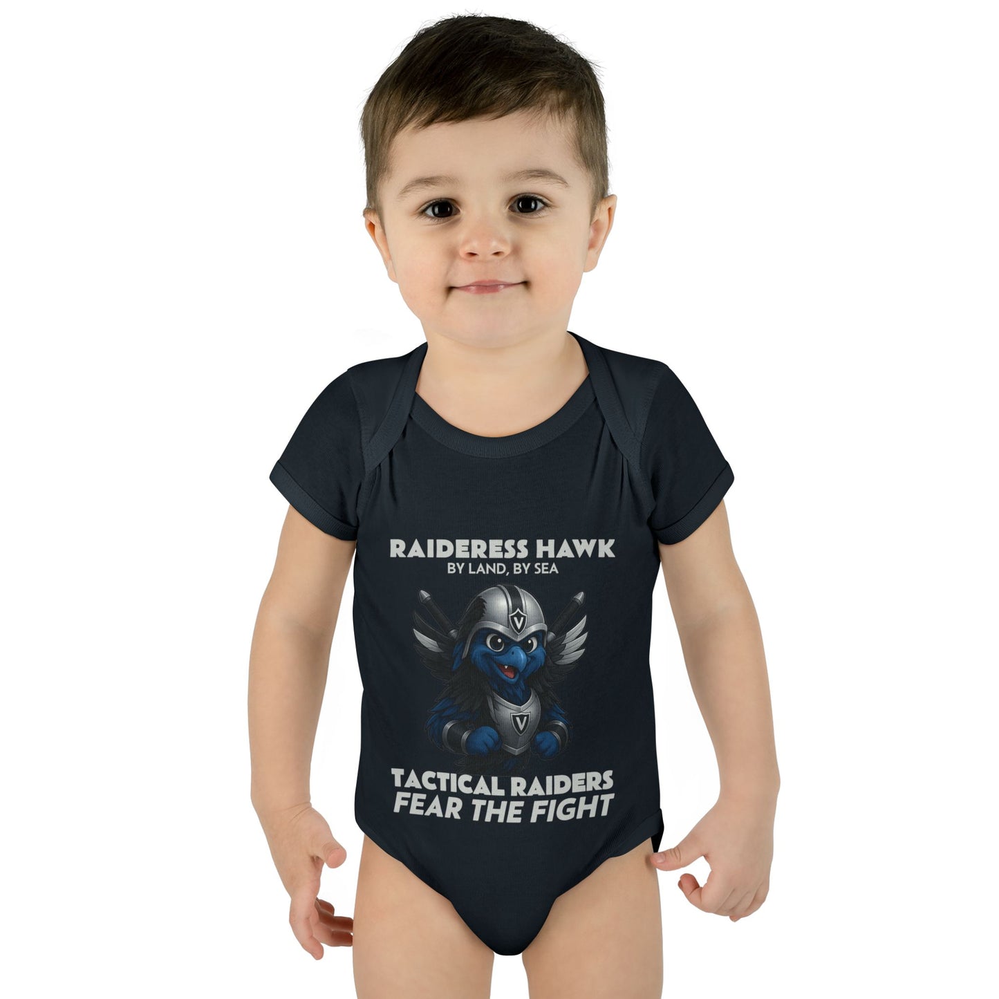 Wylieville: Raideress Hawk Cute Infant Bodysuit, Perfect for Little Fans