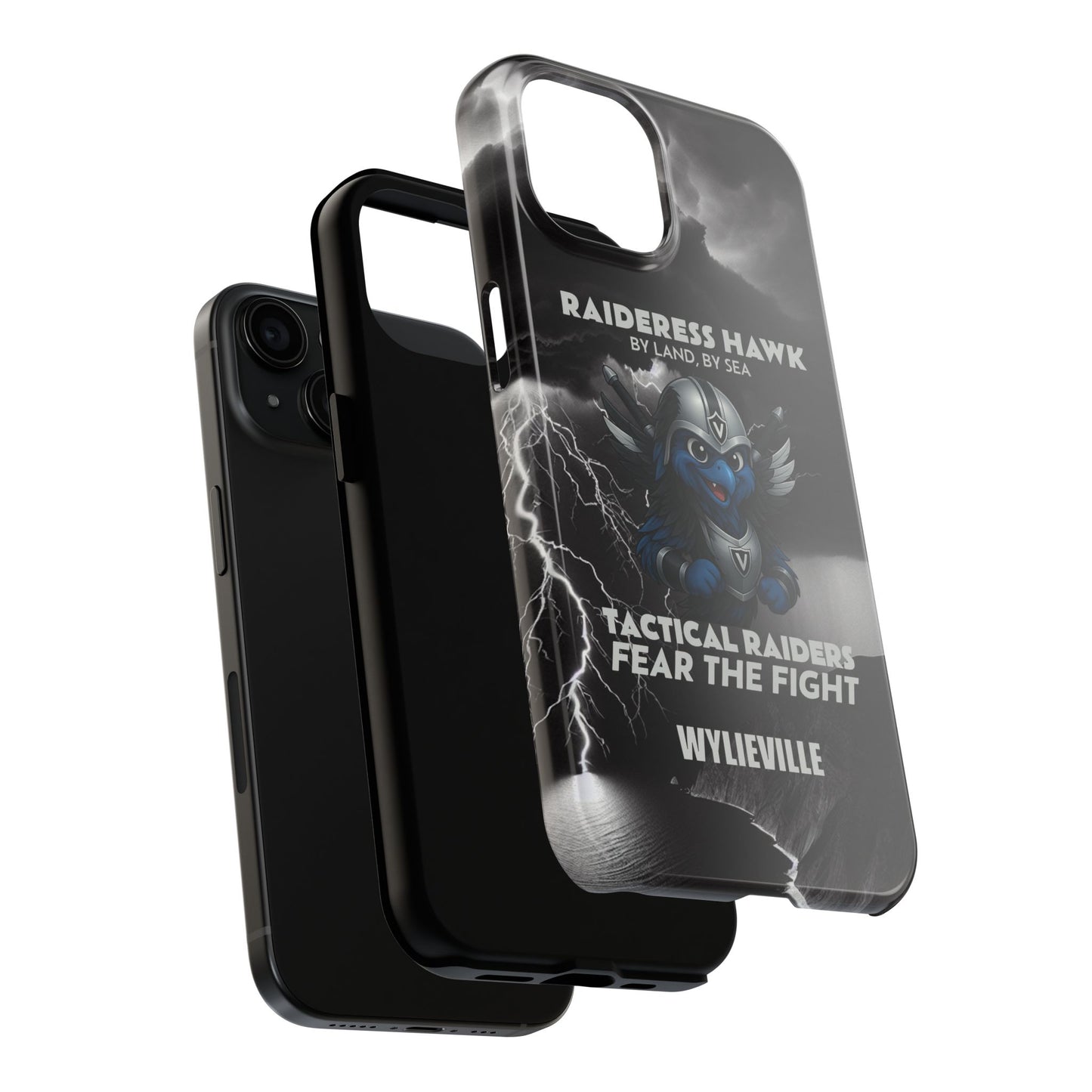Wylieville: Raideress Hawk | Fear the Fight | iPhone 15 Tough Phone Case