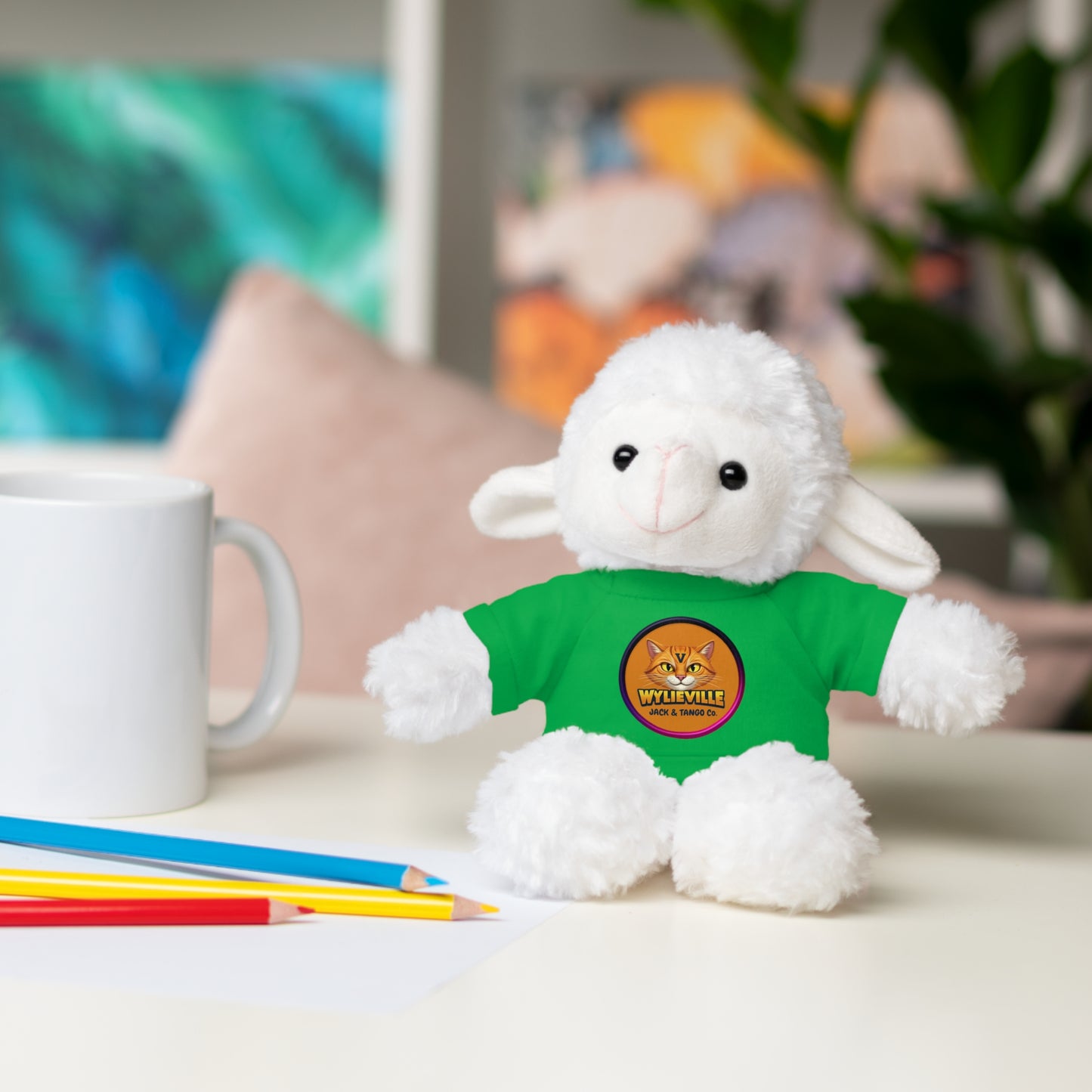 Wylieville Stuffed Animal with Tee - Cute Gift for Kids
