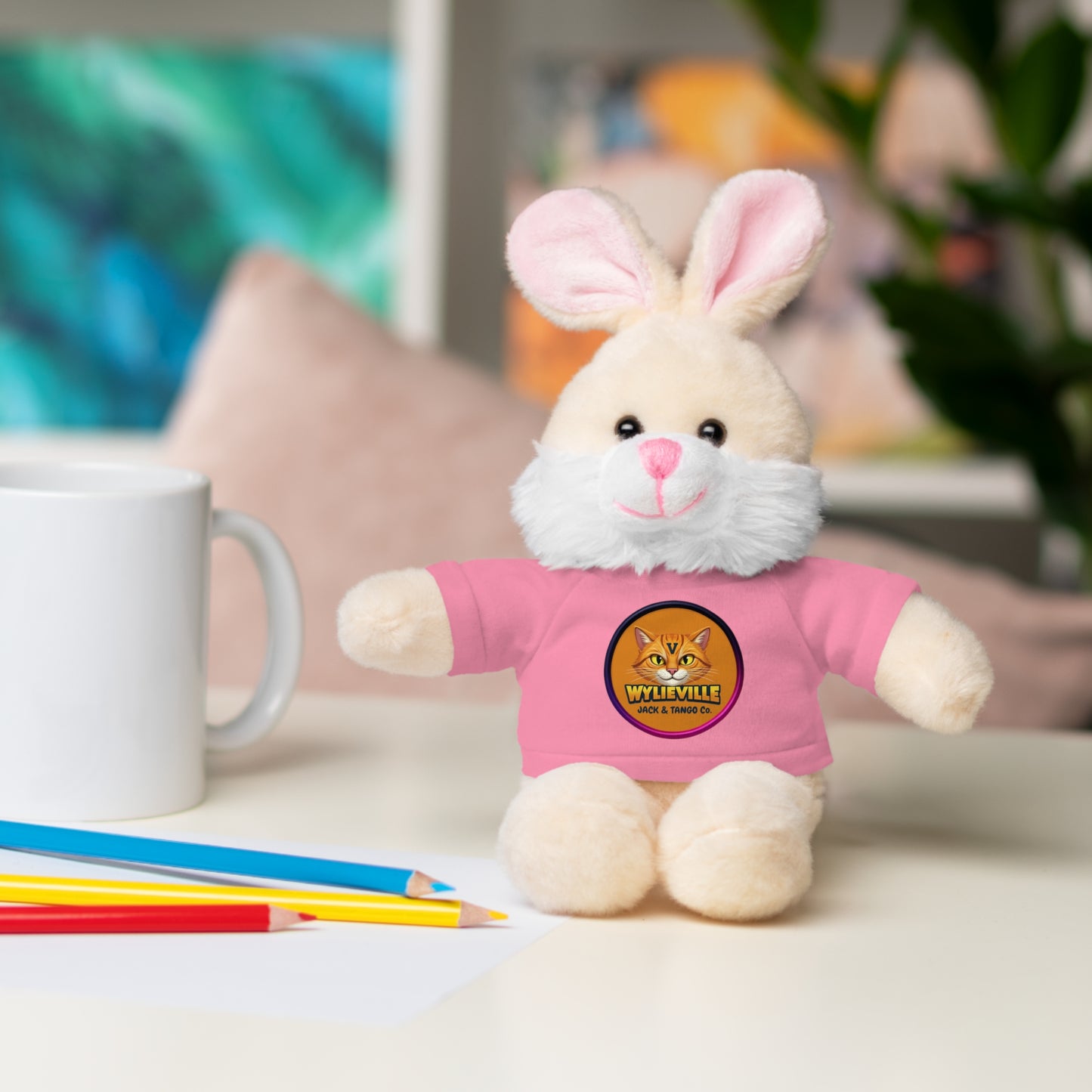 Wylieville Stuffed Animal with Tee - Cute Gift for Kids
