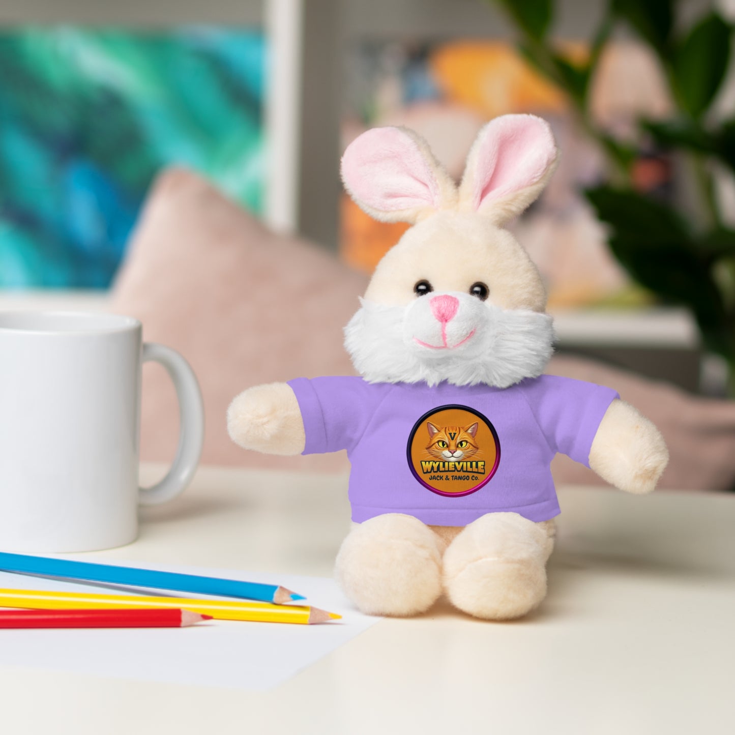 Wylieville Stuffed Animal with Tee - Cute Gift for Kids