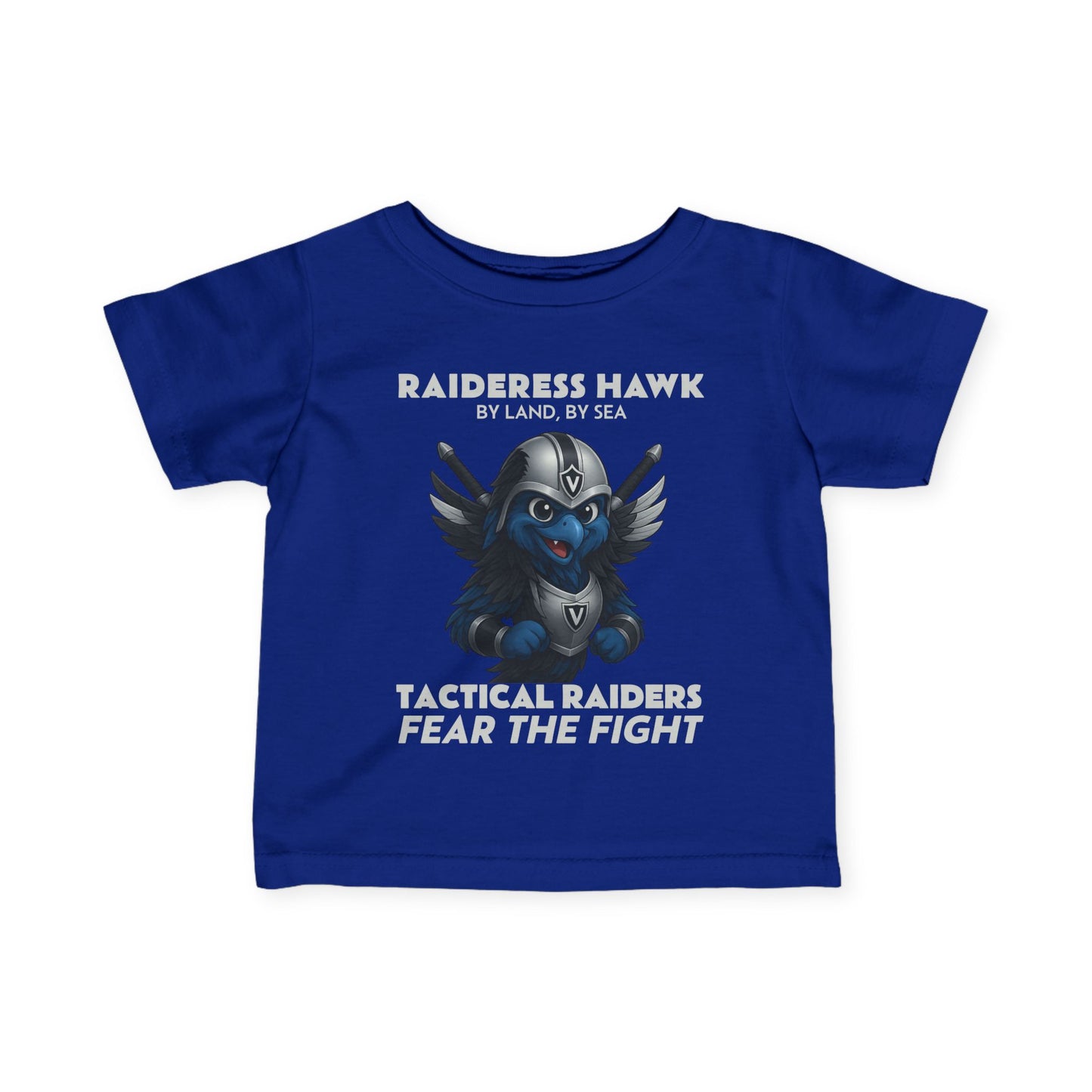 Wylieville: Raideress Hawk Fear the Fight Infant Fine Jersey Tee