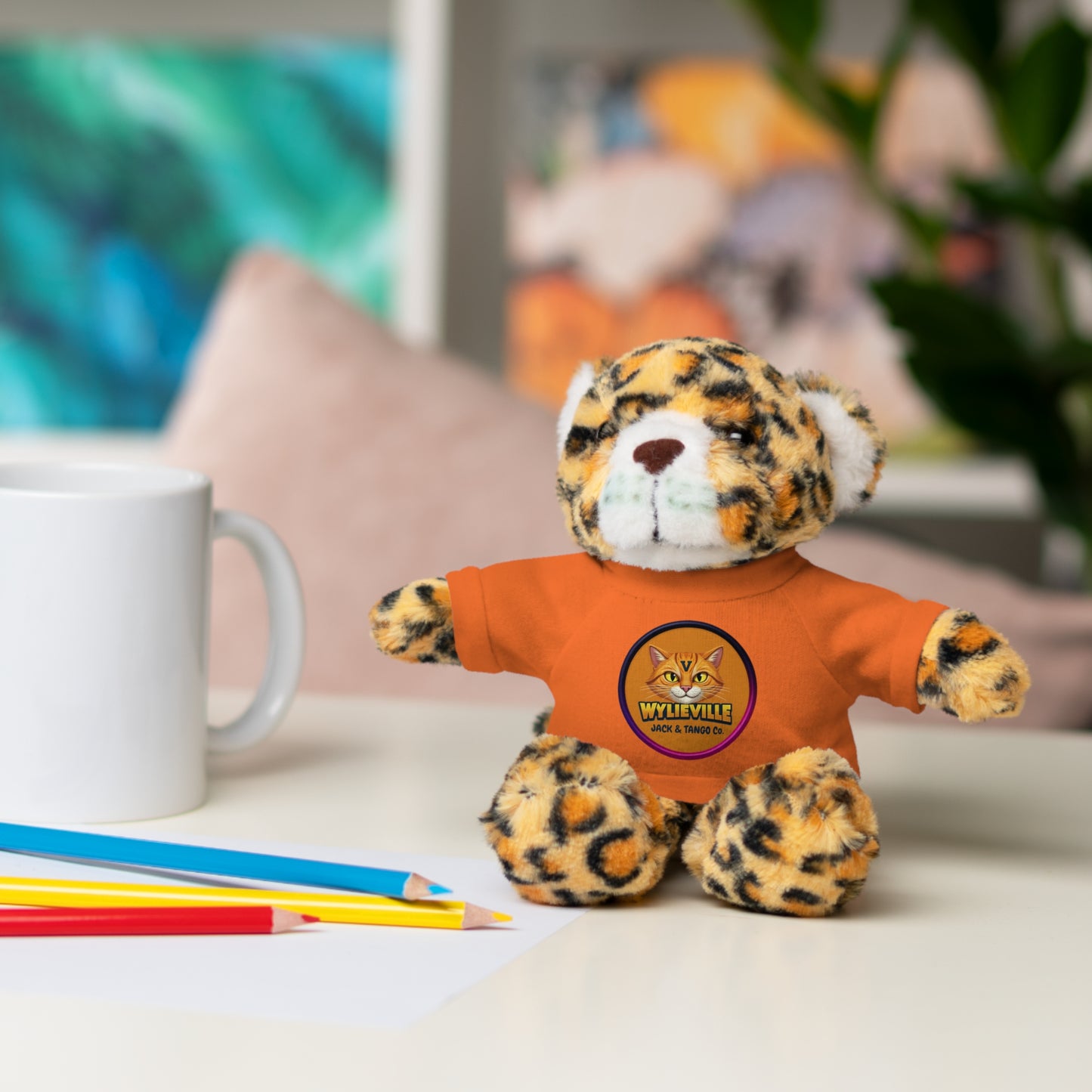 Wylieville Stuffed Animal with Tee - Cute Gift for Kids