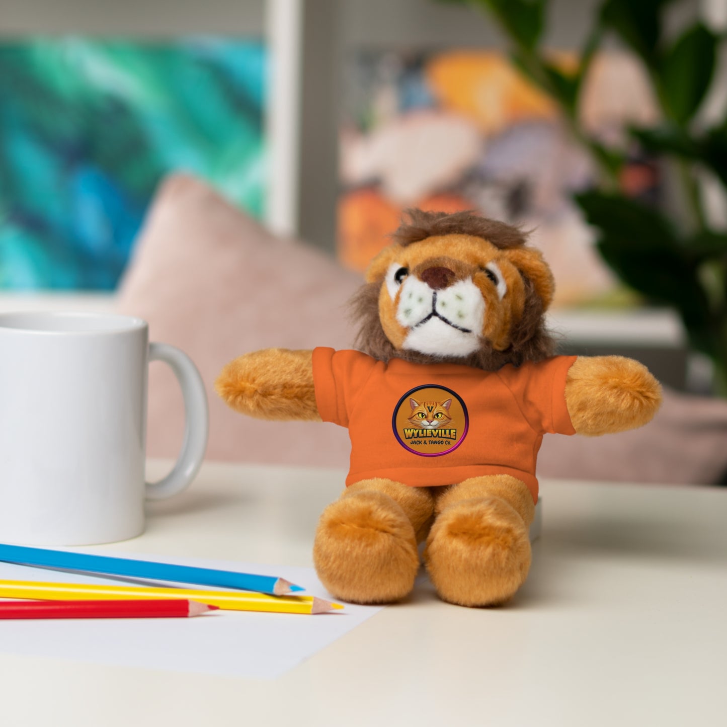 Wylieville Stuffed Animal with Tee - Cute Gift for Kids