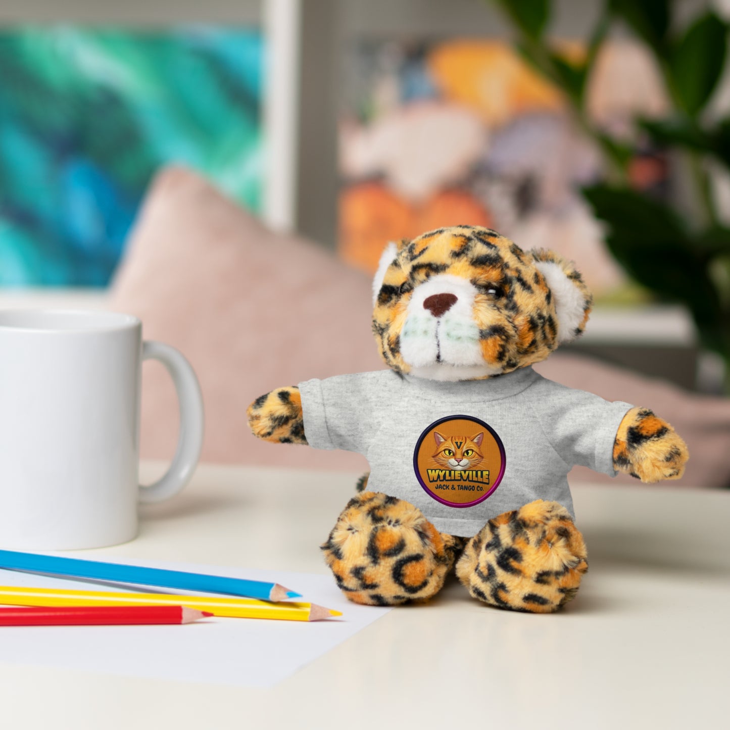 Wylieville Stuffed Animal with Tee - Cute Gift for Kids