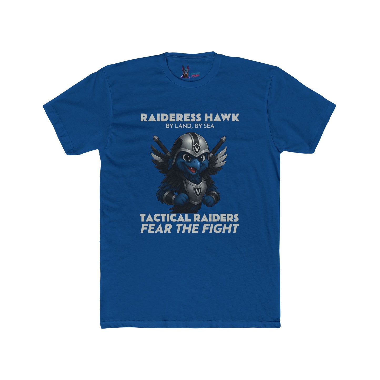 Wylieville After Dark: Raideress Hawk Fear the Fight Unisex Cotton Tee