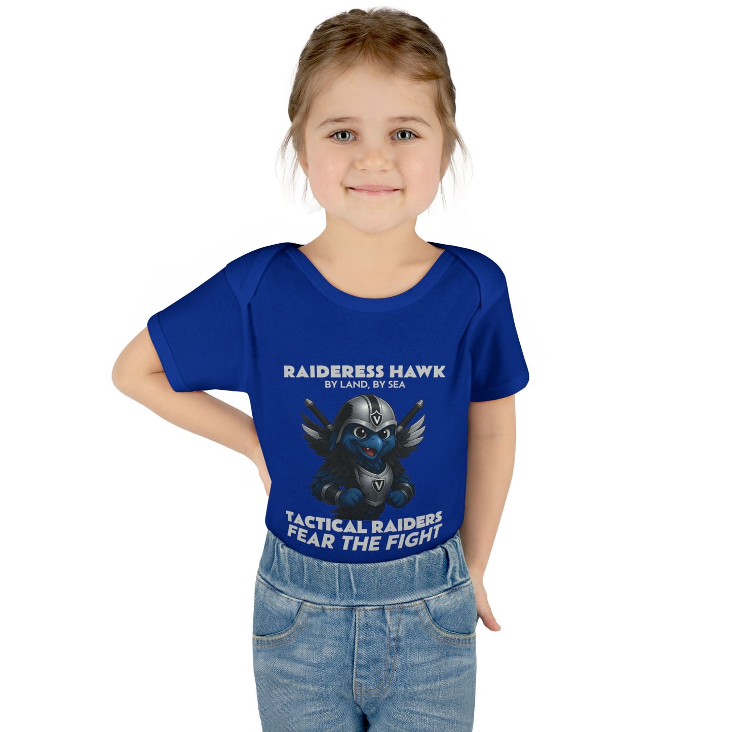 Wylieville: Raideress Hawk Cute Infant Bodysuit, Perfect for Little Fans