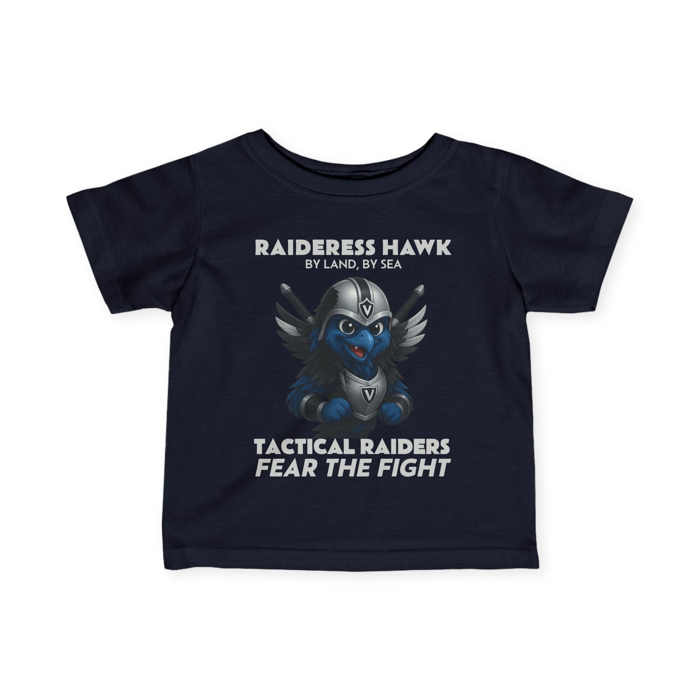 Wylieville: Raideress Hawk Fear the Fight Infant Fine Jersey Tee