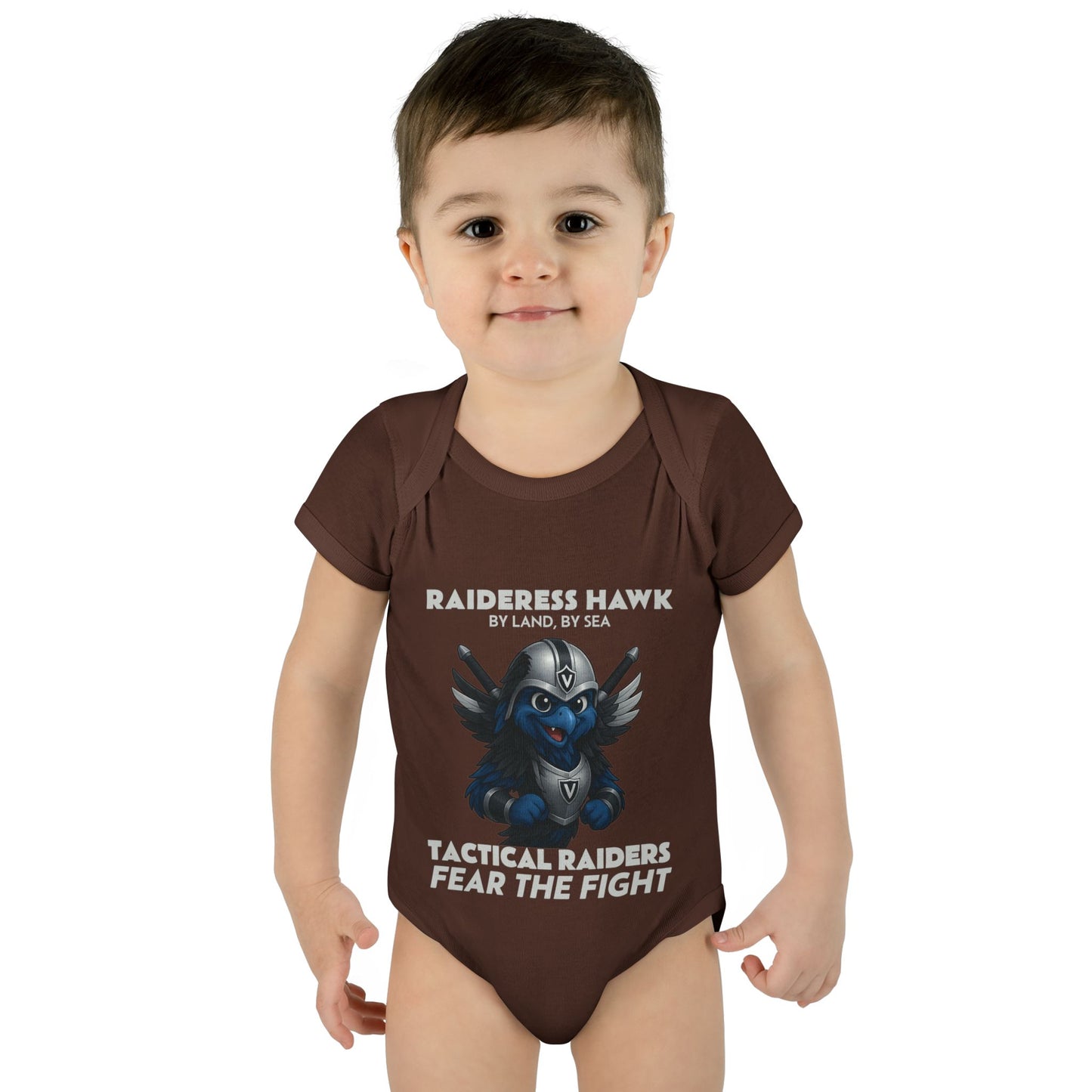 Wylieville: Raideress Hawk Cute Infant Bodysuit, Perfect for Little Fans