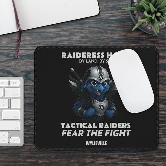 Wylieville - Raideress Hawk Fear the Fight Gaming Mouse Pad