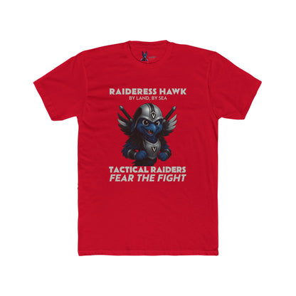 Wylieville After Dark: Raideress Hawk Fear the Fight Unisex Cotton Tee