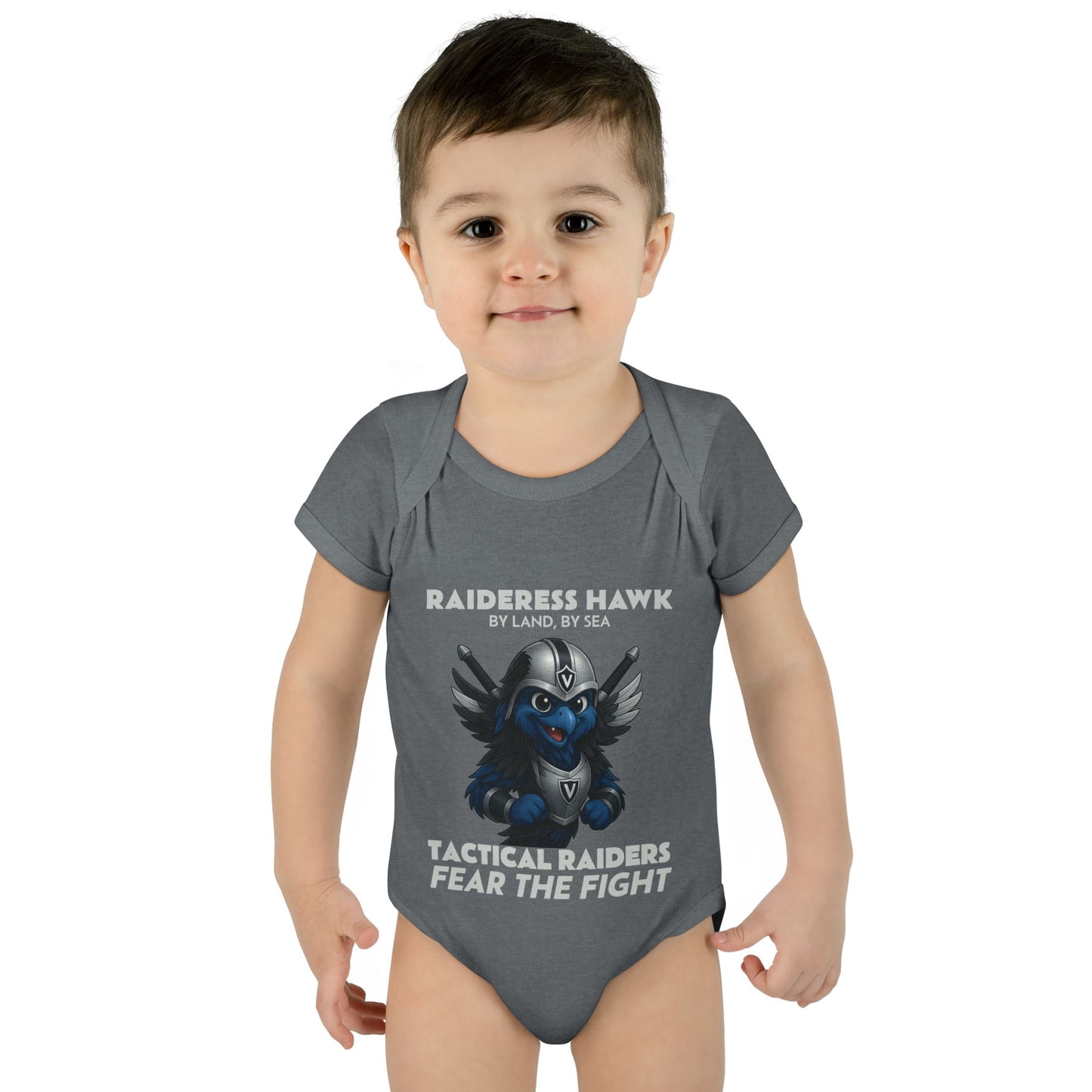 Wylieville: Raideress Hawk Cute Infant Bodysuit, Perfect for Little Fans