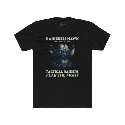 Wylieville After Dark: Raideress Hawk Fear the Fight Unisex Cotton Tee