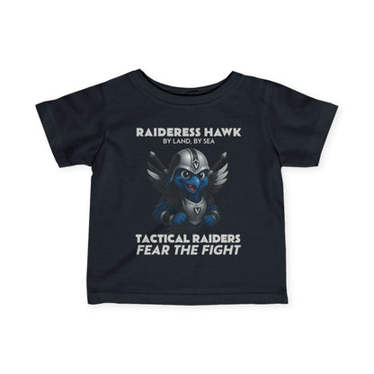 Wylieville: Raideress Hawk Fear the Fight Infant Fine Jersey Tee