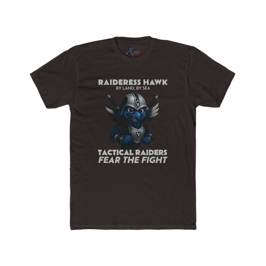 Wylieville After Dark: Raideress Hawk Fear the Fight Unisex Cotton Tee