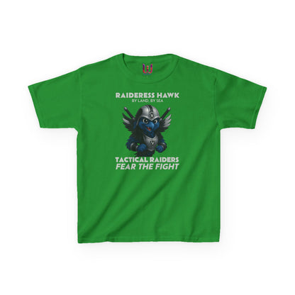 Wylieville:  Raideress Hawk Graphic Tee - Fear the Fight | Fun & Adventurous Shirt