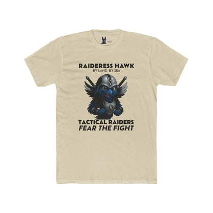Wylieville After Dark: Raideress Hawk Fear the Fight Unisex Cotton Tee