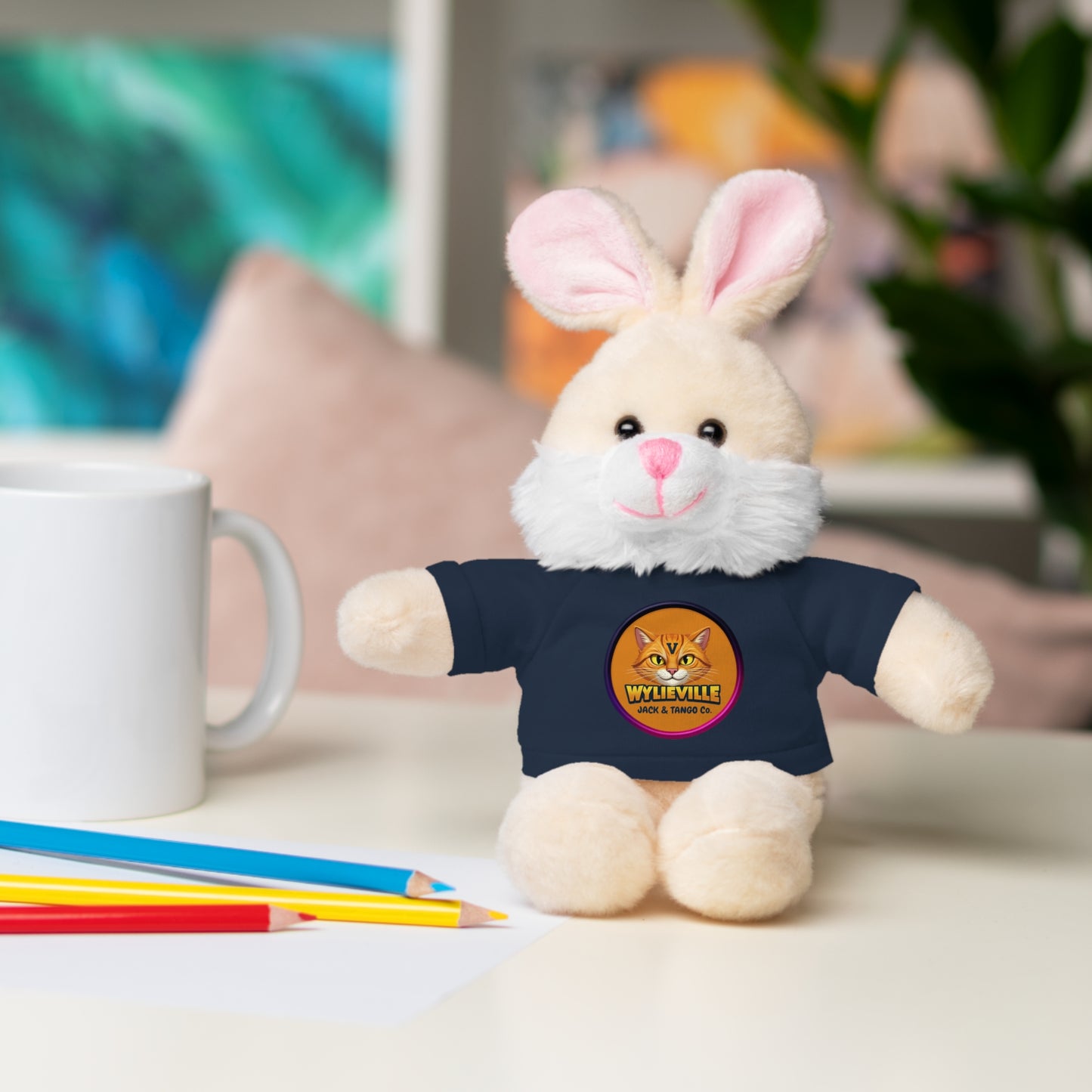 Wylieville Stuffed Animal with Tee - Cute Gift for Kids