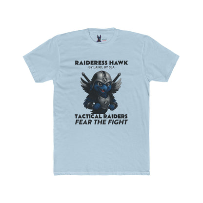 Wylieville After Dark: Raideress Hawk Fear the Fight Unisex Cotton Tee