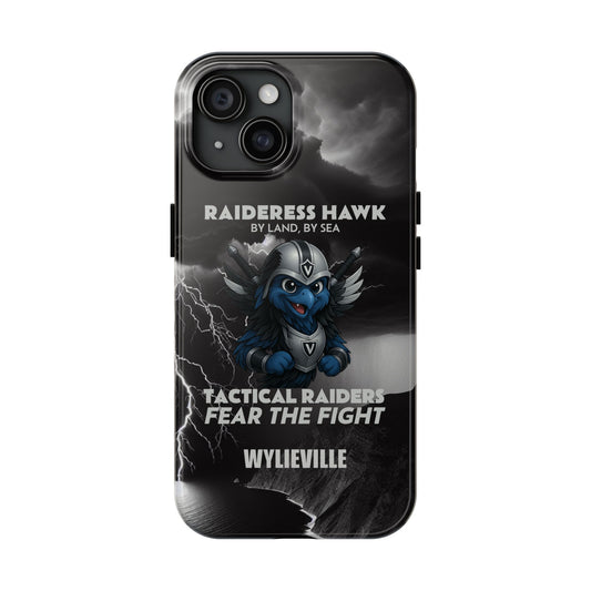 Wylieville: Raideress Hawk | Fear the Fight | iPhone 15 Tough Phone Case