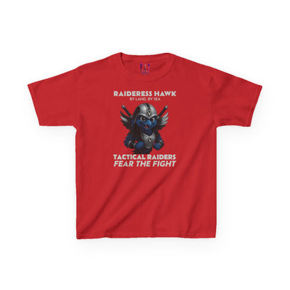 Wylieville:  Raideress Hawk Graphic Tee - Fear the Fight | Fun & Adventurous Shirt