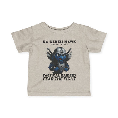 Wylieville:  Raideress Hawk Fear the Fight Infant Fine Jersey Tee