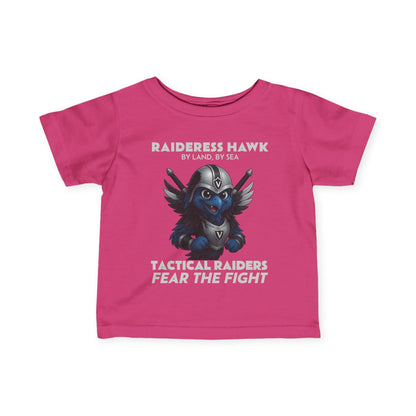 Wylieville: Raideress Hawk Fear the Fight Infant Fine Jersey Tee