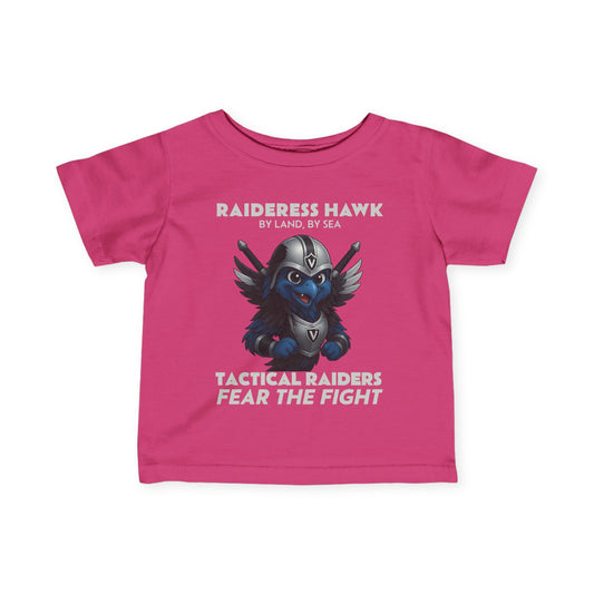 Wylieville: Raideress Hawk Fear the Fight Infant Fine Jersey Tee