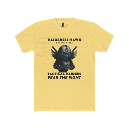 Wylieville After Dark: Raideress Hawk Fear the Fight Unisex Cotton Tee