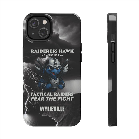 Wylieville: Raideress Hawk | Fear the Fight | iPhone 14 Tough Phone Case