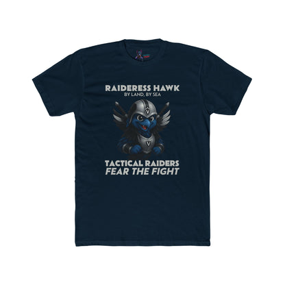Wylieville After Dark: Raideress Hawk Fear the Fight Unisex Cotton Tee