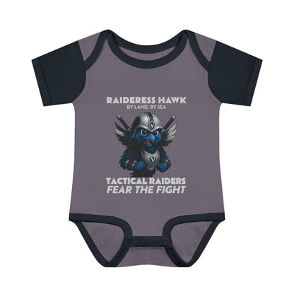 Wylieville: Raideress Hawk Cute Infant Bodysuit, Perfect for Little Fans