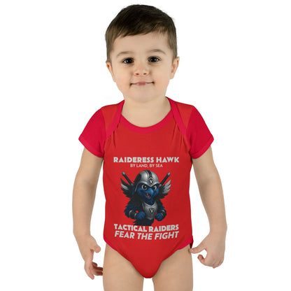 Wylieville: Raideress Hawk Cute Infant Bodysuit, Perfect for Little Fans