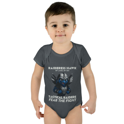 Wylieville: Raideress Hawk Cute Infant Bodysuit, Perfect for Little Fans