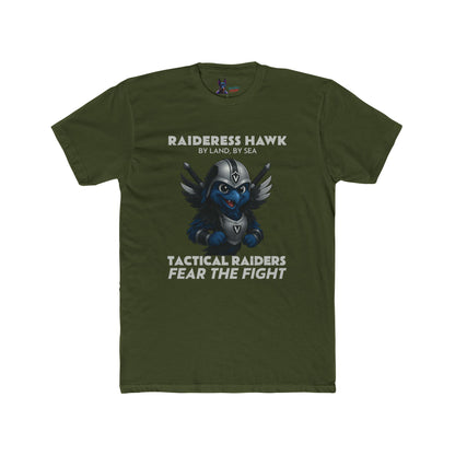 Wylieville After Dark: Raideress Hawk Fear the Fight Unisex Cotton Tee