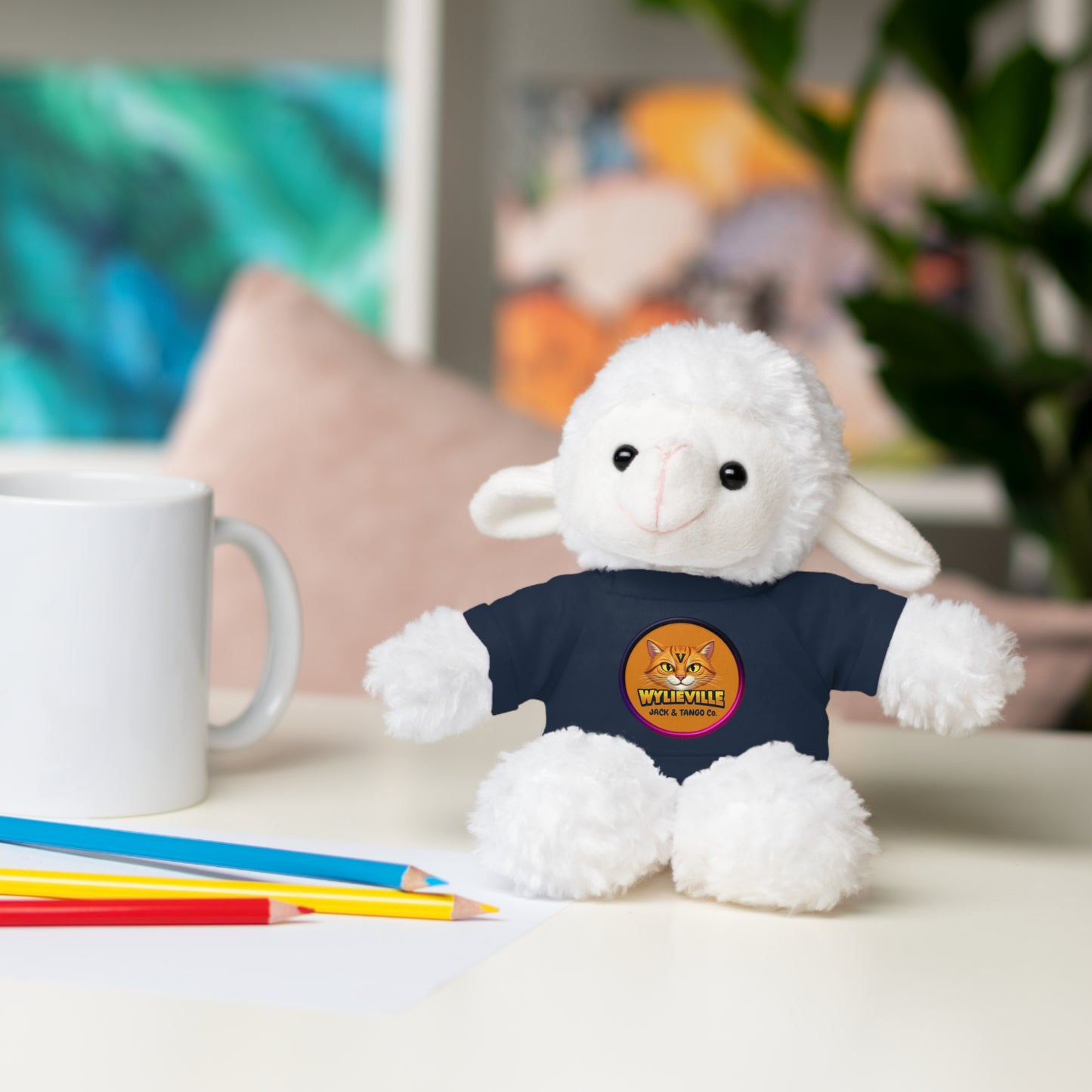 Wylieville Stuffed Animal with Tee - Cute Gift for Kids