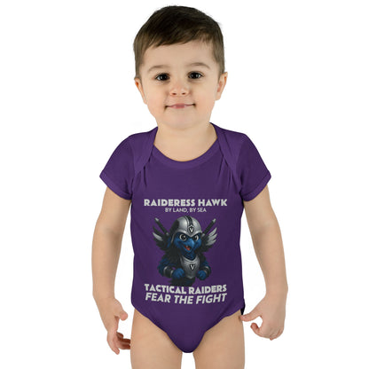 Wylieville: Raideress Hawk Cute Infant Bodysuit, Perfect for Little Fans