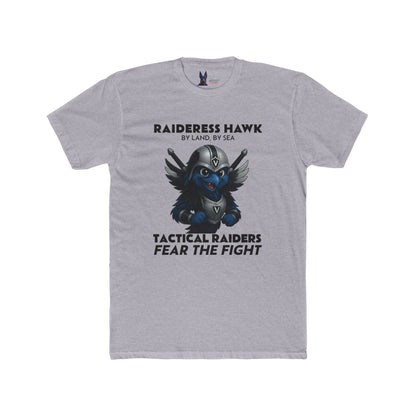 Wylieville After Dark: Raideress Hawk Fear the Fight Unisex Cotton Tee